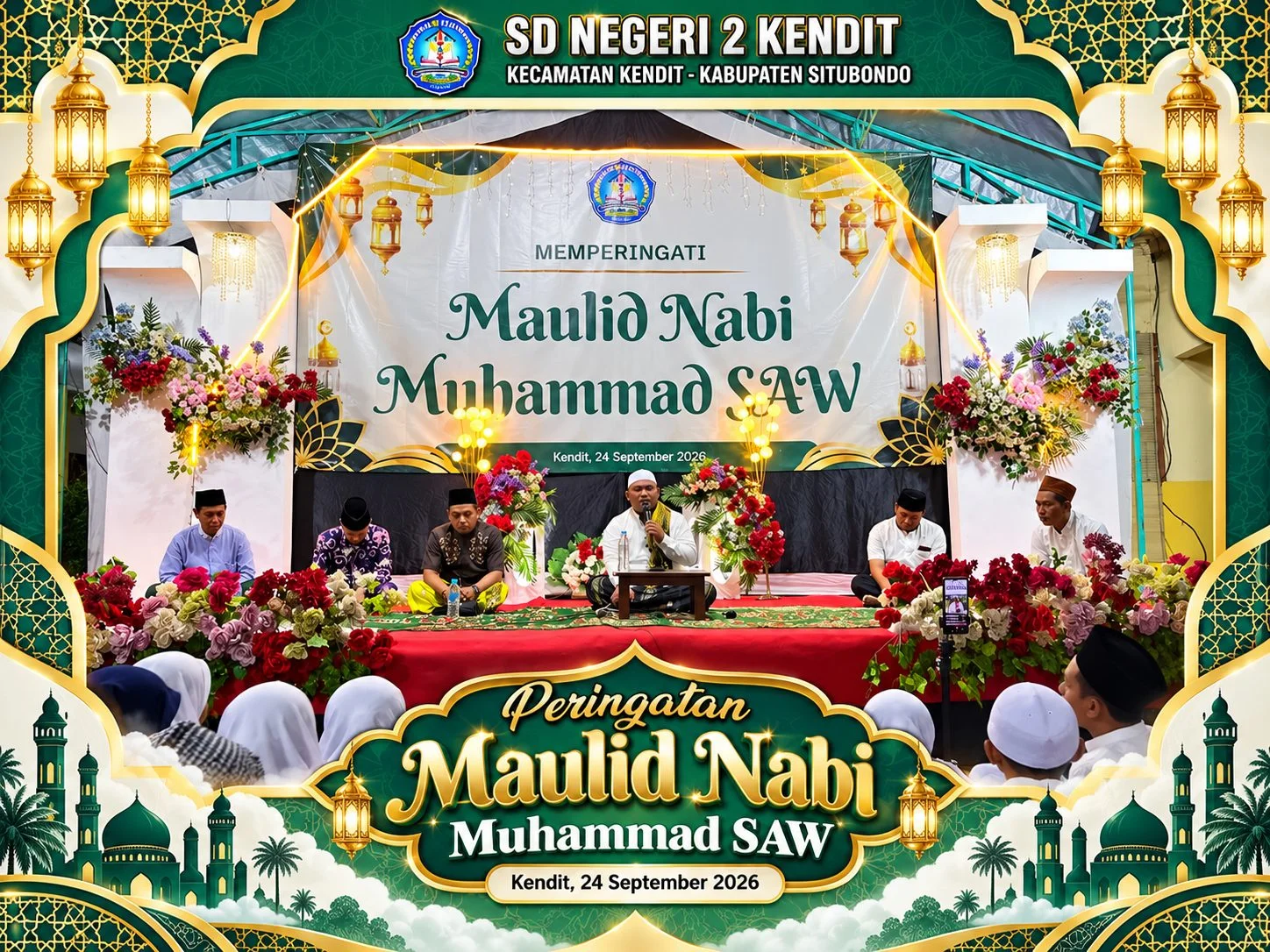 SD Negeri 2 Kendit Gelar Peringatan Maulid Nabi Muhammad SAW Tahun 1448 H
